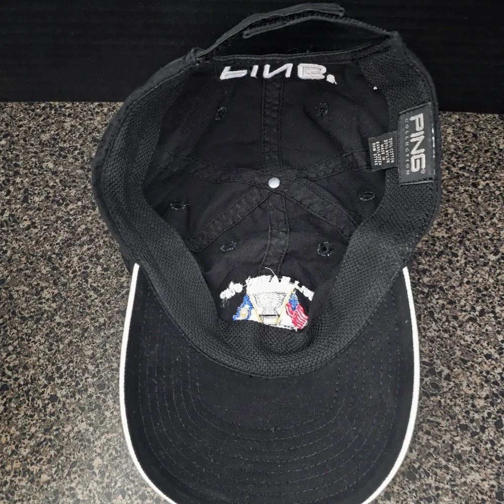 Ping Collection‎ Gullhaven Cup 2003 Adjustable Hat Black Golf Cap International